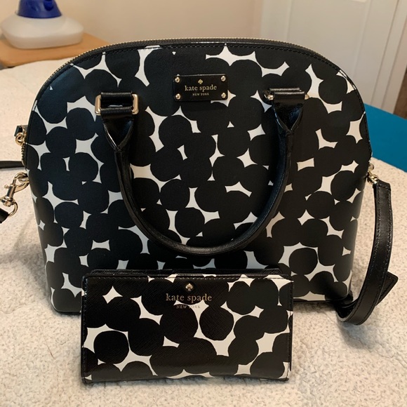KATE SPADE SPLODGE DOT PURSE AND WALLET - Picture 3 of 8